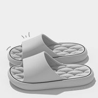 Super Light Soft Slippers Simple Fashion Slides EVA Elastic Shoes Colorful Sneakers In Door Bathroom Flip Flops - Novelle