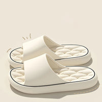 Super Light Soft Slippers Simple Fashion Slides EVA Elastic Shoes Colorful Sneakers In Door Bathroom Flip Flops - Novelle
